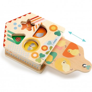 Cachaboom - boîte à formes maison - Djeco
