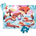 Puzzle silhouette Ginger, petit renard - 24 pièces - Djeco