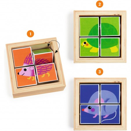 Tournibist - Puzzle bois - Djeco