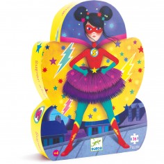 Puzzle Silhouette - Super Star - 36 Pièces - Djeco