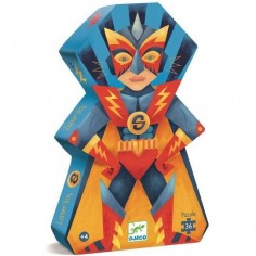 Puzzle Silhouette - Laser Boy - 36 Pièces - Djeco