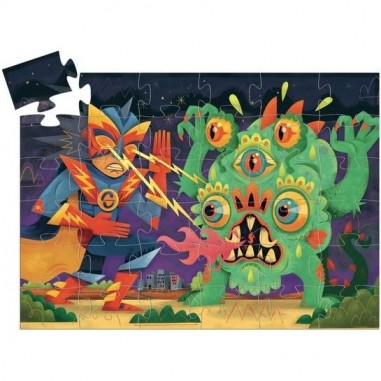 Puzzle Silhouette - Laser Boy - 36 pcs - Djeco