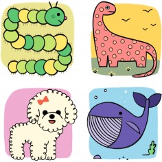 Apprendre à dessiner - Step by Step Lama & Co - Eduludo - Djeco 2