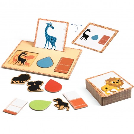 Criterio - Apprendre les couleurs et tailles - Eduludo - Djeco