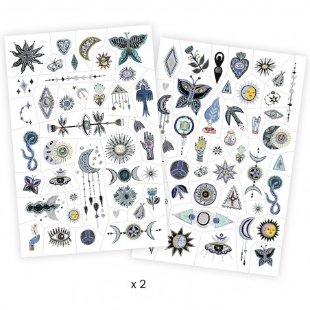Tatouages enfant Wicca - Djeco