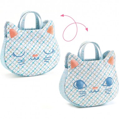 Sac à main Chat bébé - Montre Téléphone - Jeu d'imitation - Djeco