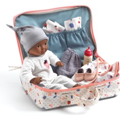 Valise Poupée Pomea Cerise - Baby Pomea - Djeco