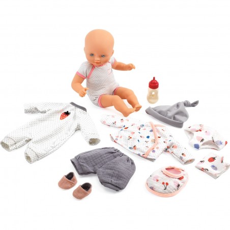 La valise de Vanille - Poupée Pomea - Baby Pomea - Djeco