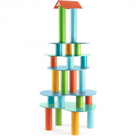 Tubulo - Jeu de construction avec des tubes - Djeco
