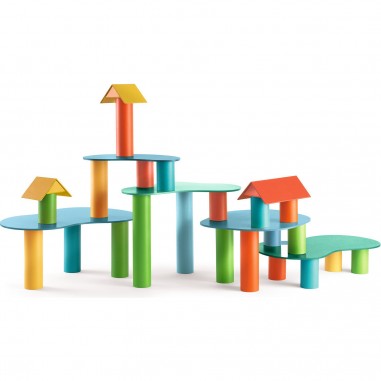 Tubulo - Jeu de construction avec des tubes - Djeco