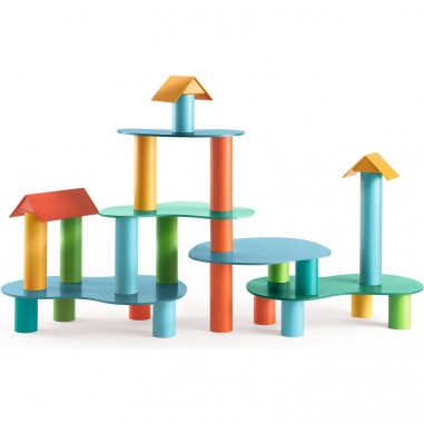 Tubulo - Jeu de construction avec des tubes - Djeco