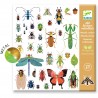 Coffret stickers Microcosmos - Papillons, Insectes - Djeco