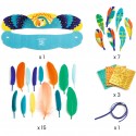 Rio - Kit créatif coiffe tropicale avec plumes - Djeco
