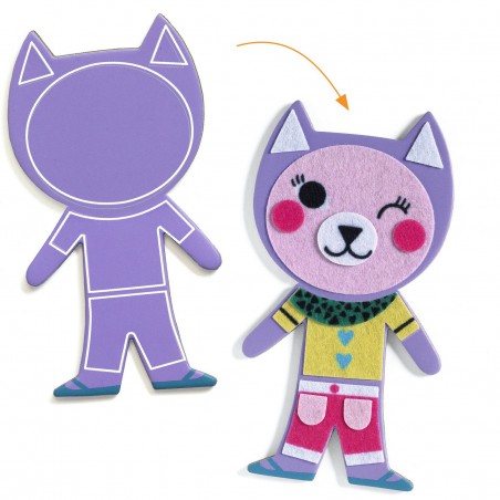 Funky family - Magnets animaux Djeco