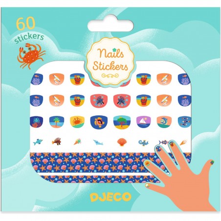 Stickers pour ongles Méditerranée - Nails Stickers - Djeco