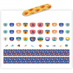 Stickers pour ongles Méditerranée - Nails Stickers - Djeco 2