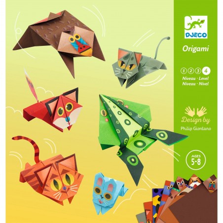 Coffret origami Animaux sauteurs - Djeco