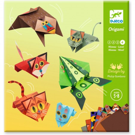 Coffret origami Animaux sauteurs - Djeco