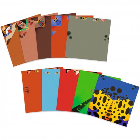 Coffret origami Animaux sauteurs - Djeco