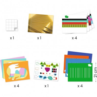 Origamis enfant Devant, derrière, devant - Djeco