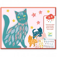 Origamis enfant Les jolis chats d’Elodie - Djeco