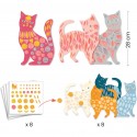 Origamis enfant Les jolis chats d’Elodie - Djeco