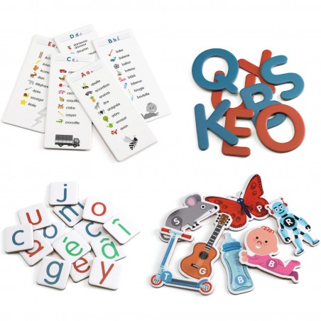 Djeco Mon Grand Coffret des lettres - Apprendre l’alphabet