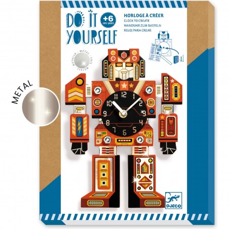 Djeco Robotime - Fabrique ton horloge Robot