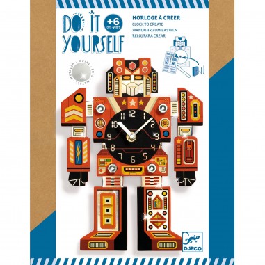 Djeco Robotime - Fabrique ton horloge Robot