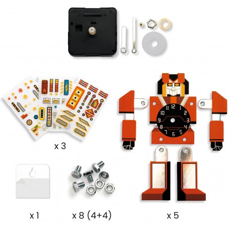 Djeco Robotime - Fabrique ton horloge Robot