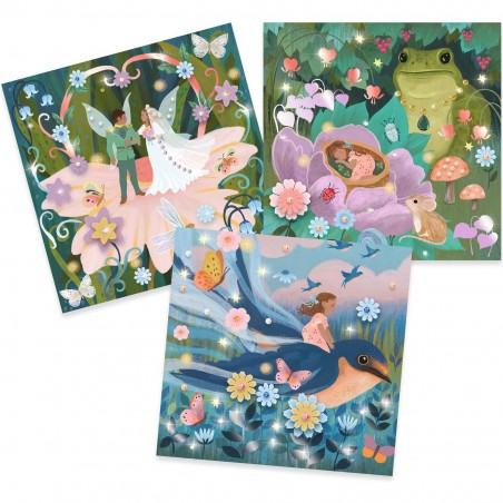 Coffret contes à décorer Poucelina - Djeco