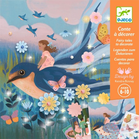 Coffret contes à décorer Poucelina - Djeco