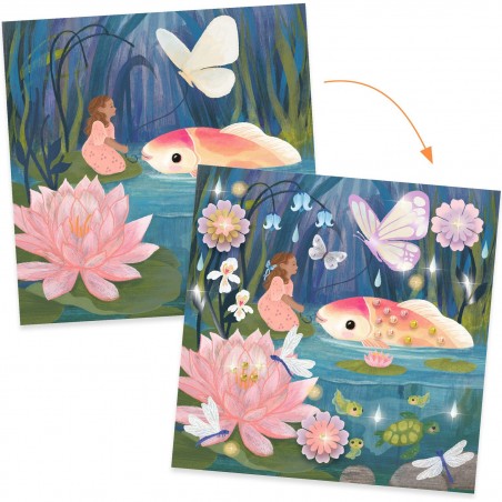 Coffret contes à décorer Poucelina - Djeco