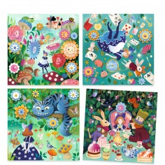 Djeco Coffret contes à décorer Alice au Pays des merveilles 2
