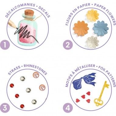 Djeco Coffret contes à décorer Alice au Pays des merveilles