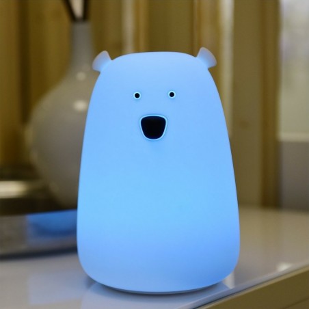 Petite veilleuse bleu Ours Little L.