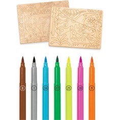 Coffret dessin et coloriage Dino world - Djeco 2