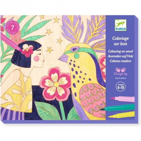 Coffret dessin et coloriage Sweet girls - Djeco
