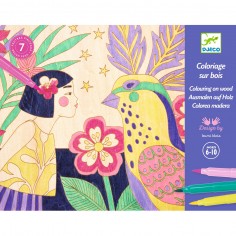 Coffret dessin et coloriage Sweet girls - Djeco 2