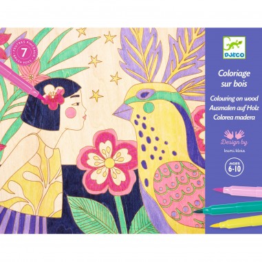 Coffret dessin et coloriage Sweet girls - Djeco