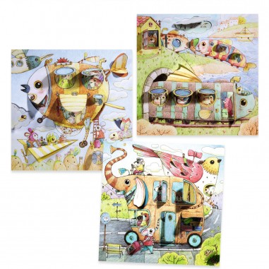 Coffret coloriages Le voyage de Malo - Djeco