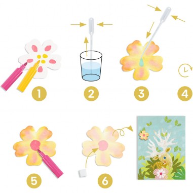 Coloriages Avec du buvard - Les petits - Djeco