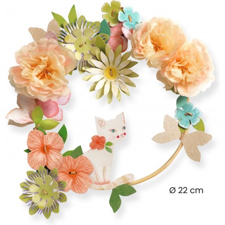 Couronne de fleurs à créer Dalia - Djeco