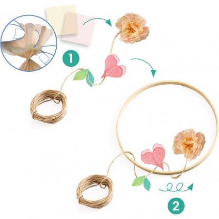 Couronne de fleurs à créer Dalia - Djeco