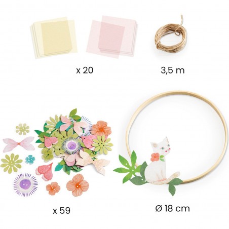 Couronne de fleurs à créer Dalia - Djeco