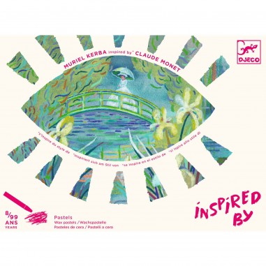 Peinture impressionniste - Sur l’étang aux Nymphéas - Inspired By Djeco