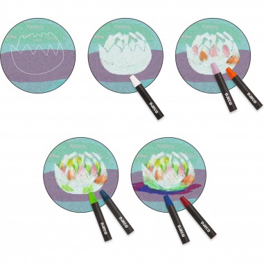 Peinture impressionniste - Sur l’étang aux Nymphéas - Inspired By Djeco