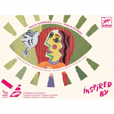 Composer des portraits cubistes - La tête au carré - Djeco