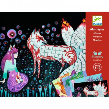 Coffret mosaiques Créatures légendaires - Djeco