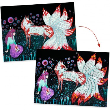 Coffret mosaiques Créatures légendaires - Djeco